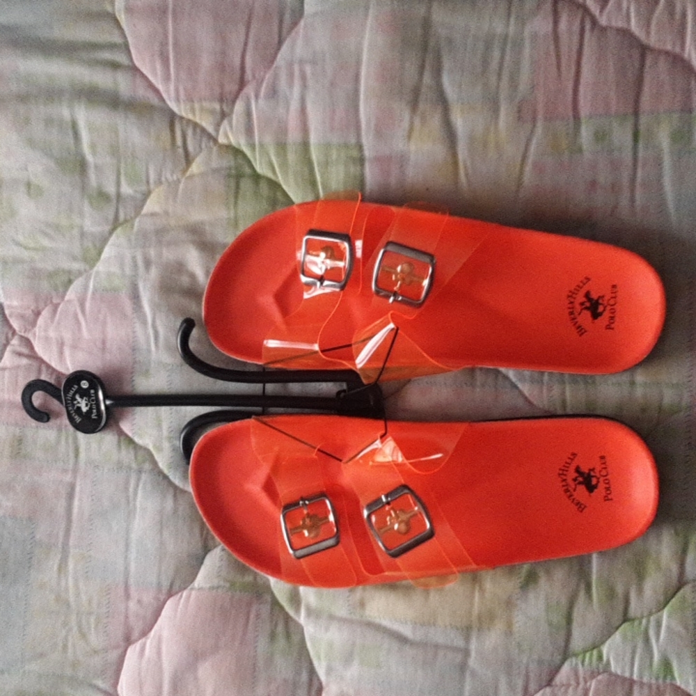 BEVERLY HILLS  Polo Club Sandals with Double Buckle Fastening